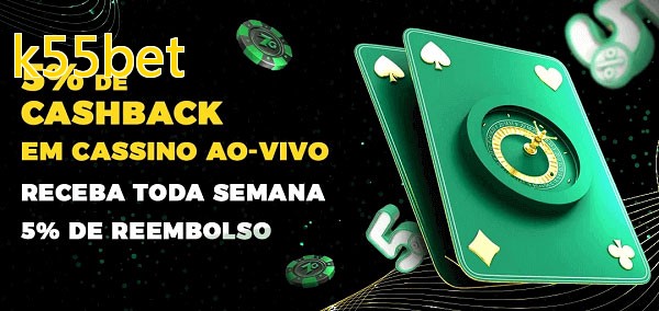 Promoções do cassino ao Vivo k55bet